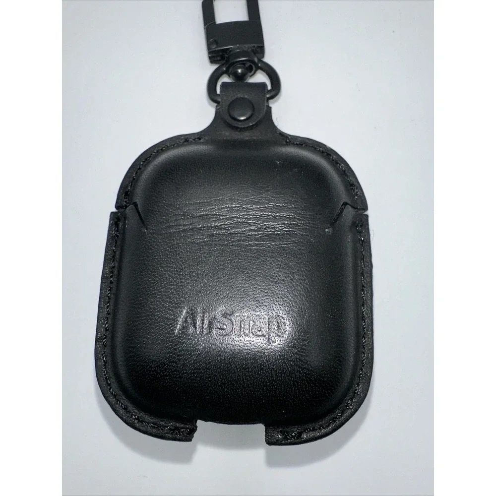 Twelve South AirSnap Leather Case Apple AirPods 2nd‎ Gen Black Swivel Clip 29-16